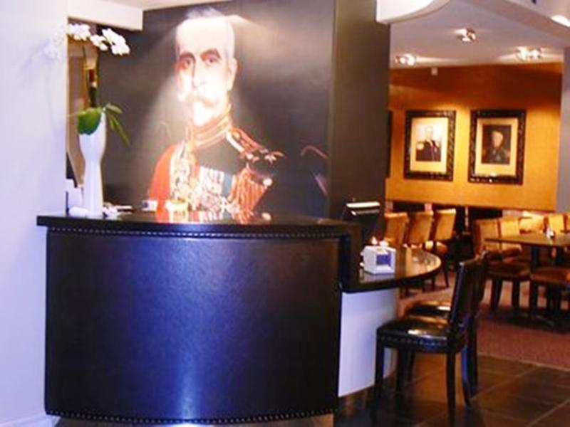 Skövde Home Hotel Majoren מסעדה תמונה